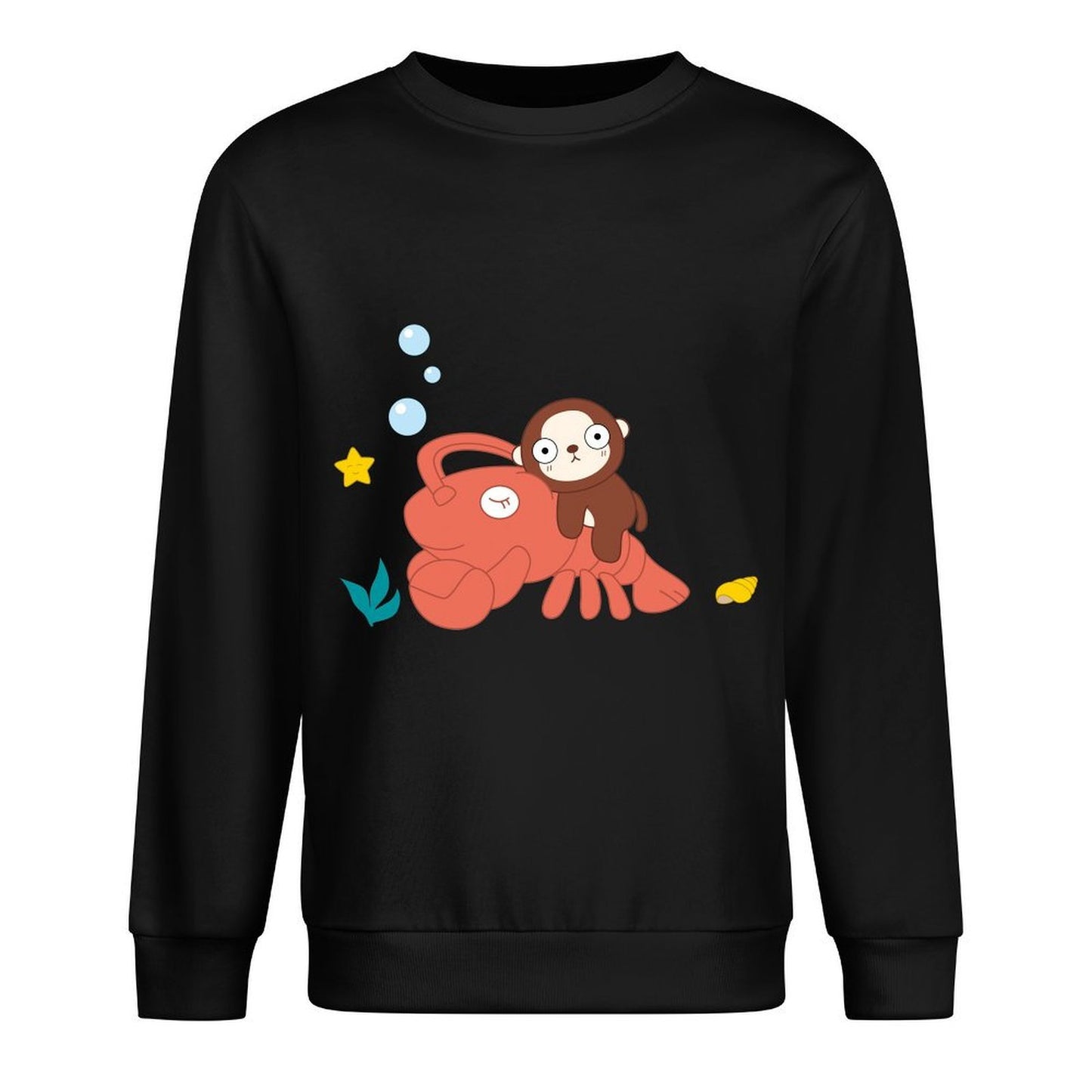 Front Patterned Long Sleeve TopSignature ComfortSeries