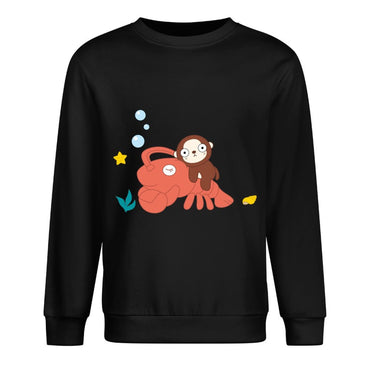 Front Patterned Long Sleeve TopSignature ComfortSeries