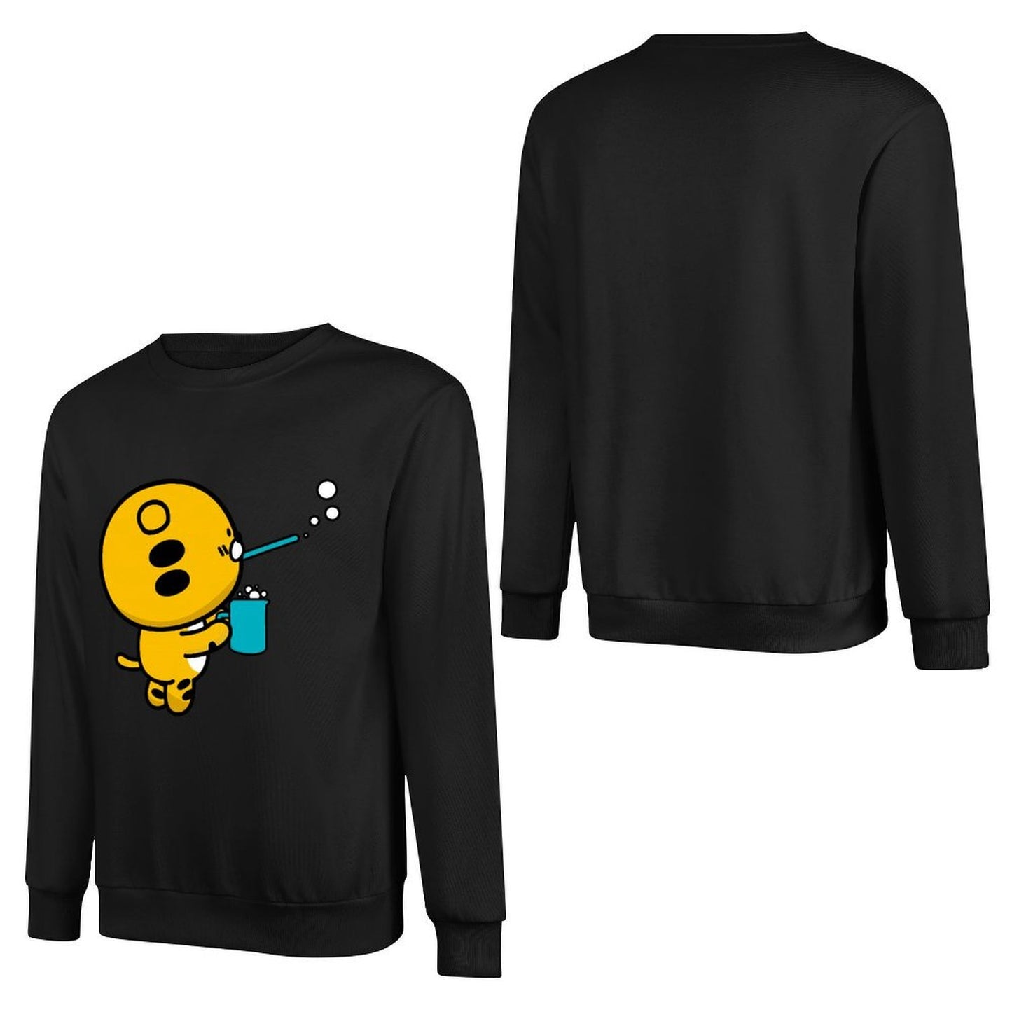 Front Patterned Long Sleeve TopActiveLine EasyWear