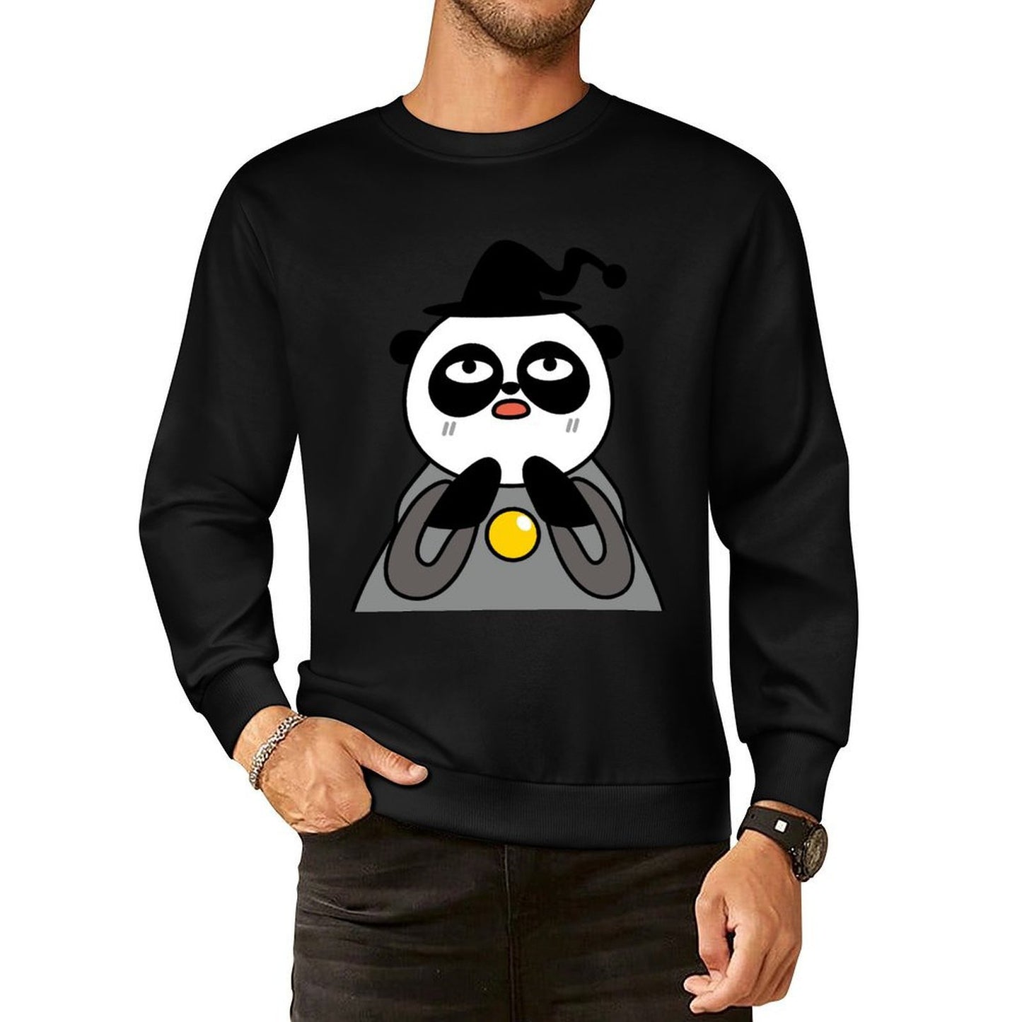 IPBR 250g Crew Neck Long Sleeve Sweatshirt Front GraphicCrew Neck Long Sleeve Sweatshirt4001650