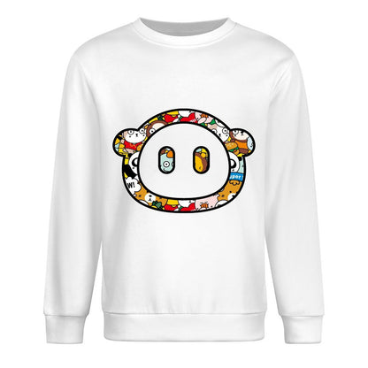 Front Patterned Long Sleeve TopBatch-Printed Moisture-Wicking