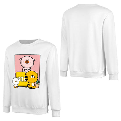 Front Patterned Long Sleeve TopUnisex SoftLine