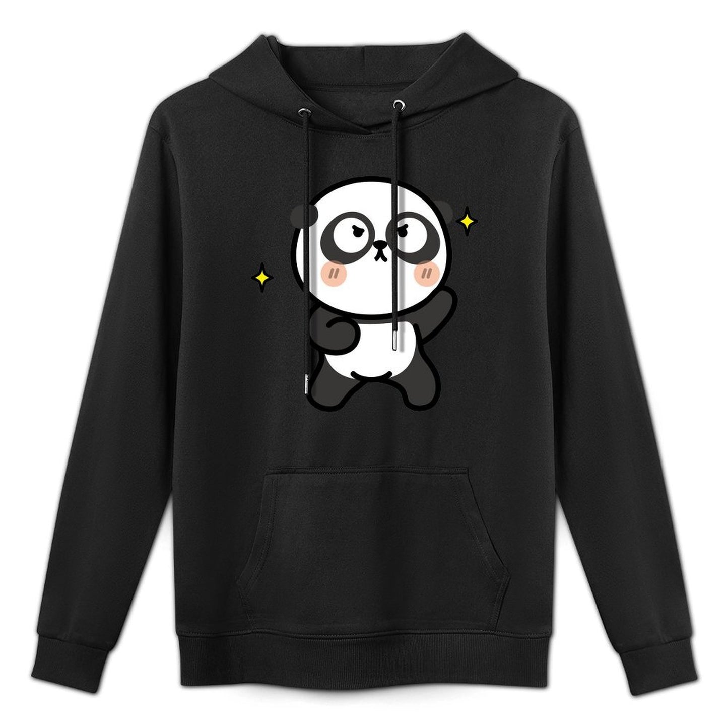 Shrink-Resistant Retro Front Graphic Hoodies