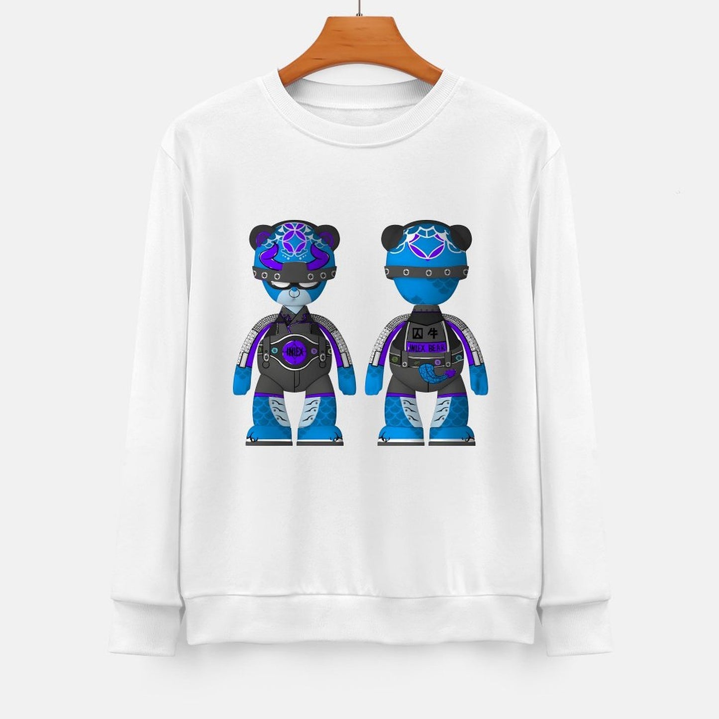 Long Sleeve With Front PatternVibrant Colors Fade-Resistant