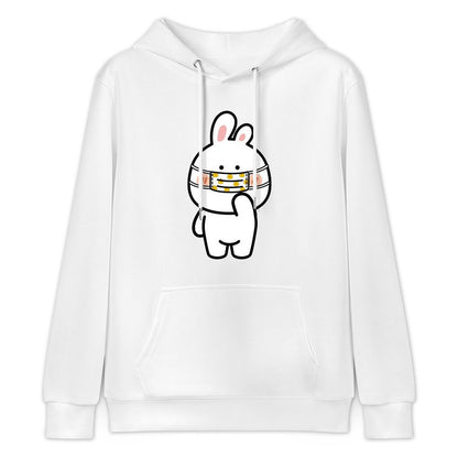 Simple Lightweight Front Graphic Hoodies