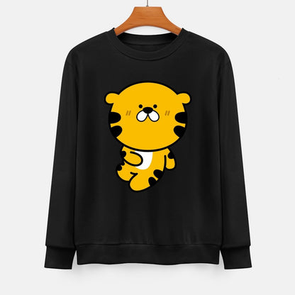  Front Patterned Long Sleeve TopRetro Sleek