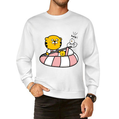Front Patterned Long Sleeve TopUltra Durable Recycled