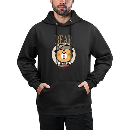 Double-Stitched Neat Front Graphic Hoodies