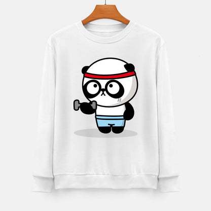 Front Patterned Long Sleeve TopIndoor Durable