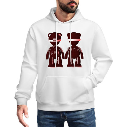IPIB 250g Hooded Pocket Sweatshirt Front GraphicMen's Hooded  Sweatshirt6000093-3