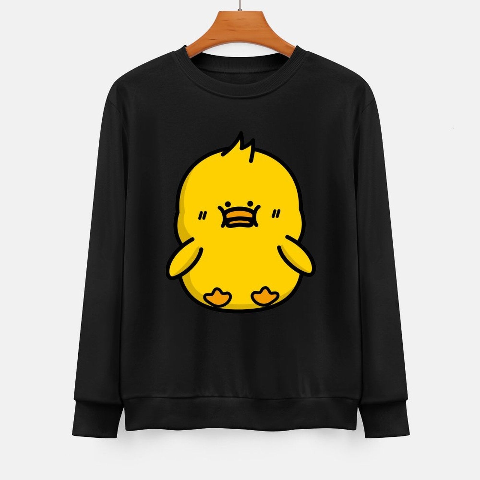  Front Patterned Long Sleeve TopStreetFit BasicSeries