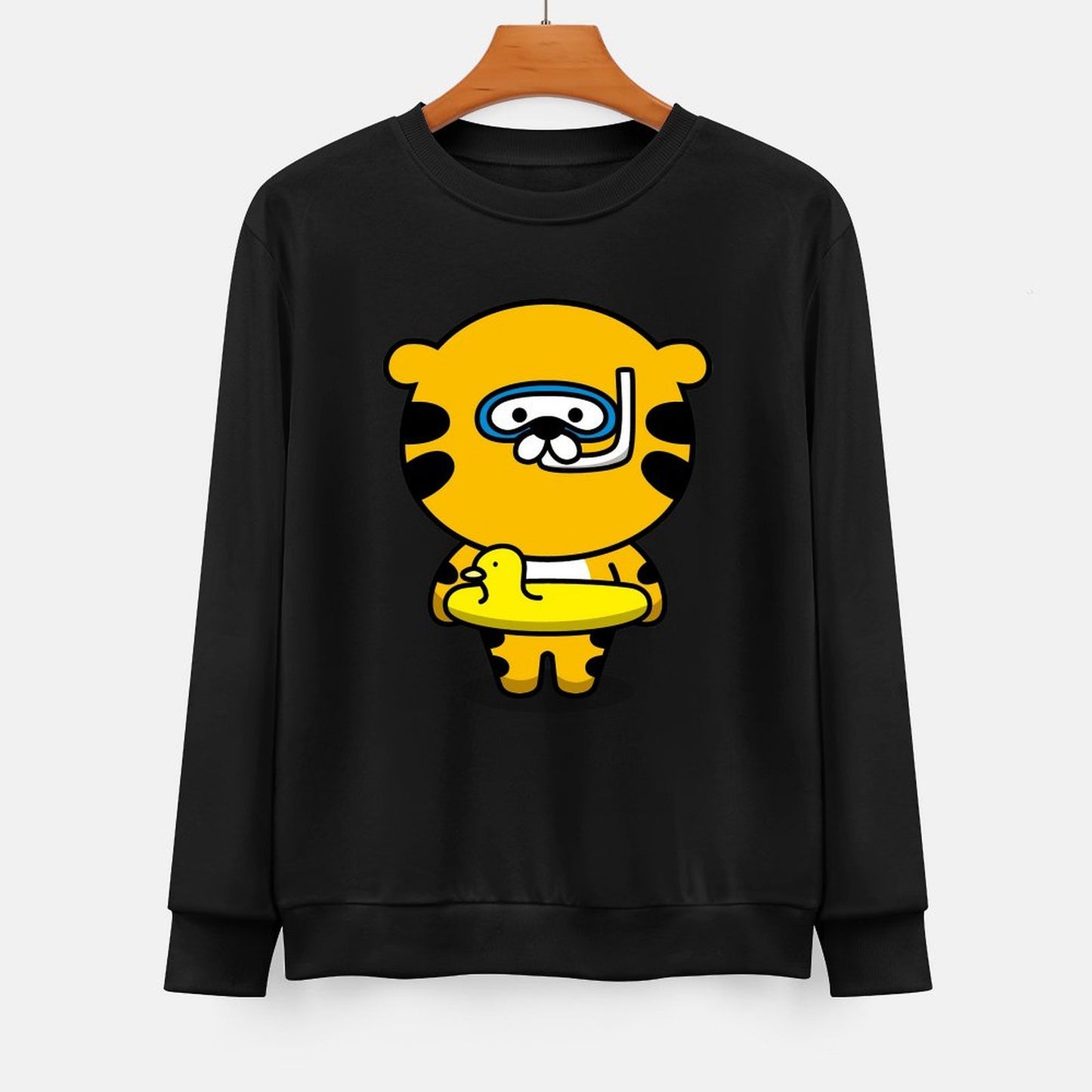  Front Patterned Long Sleeve TopStudio Smooth Feel