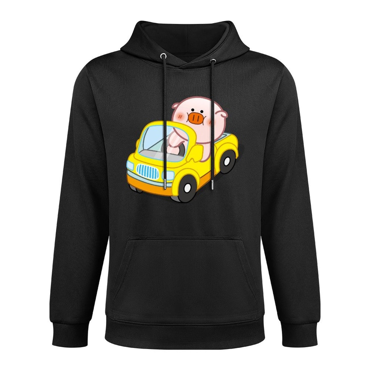 Front Graphic HoodiesLooseFit Shrink-Resistant