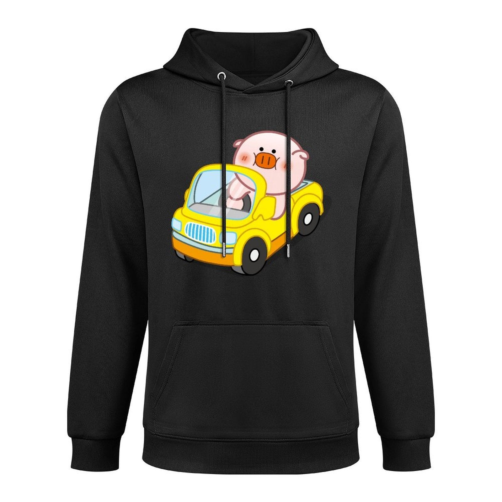 Front Graphic HoodiesLooseFit Shrink-Resistant