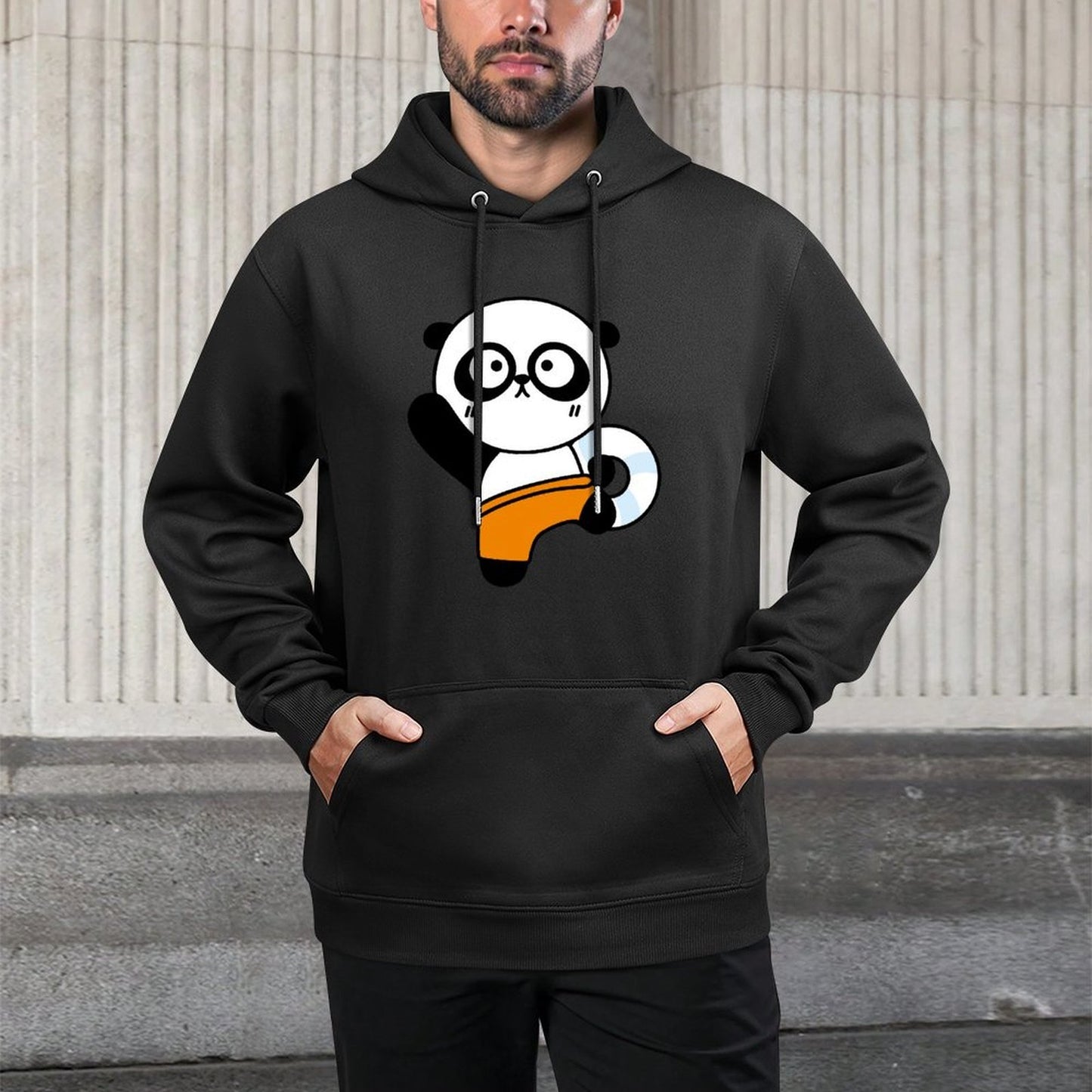 IPBR 250g Hooded Pocket Sweatshirt Front GraphicMen's Hooded  Sweatshirt4000718