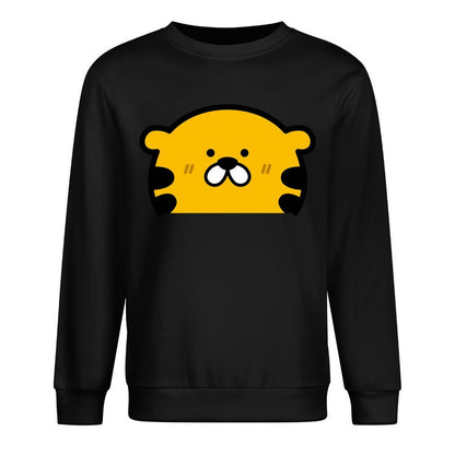 Front Patterned Long Sleeve TopEssential YearRound