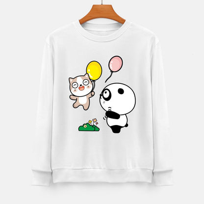 Front Patterned Long Sleeve TopStudio Classic Fit