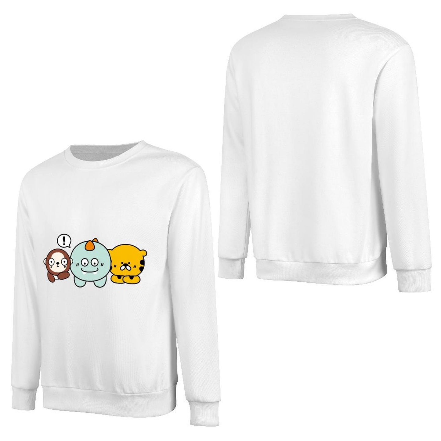 Front Patterned Long Sleeve TopPremium Finish Classic