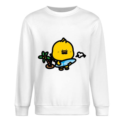 Front Patterned Long Sleeve TopSmoothWear Design-Your-Own