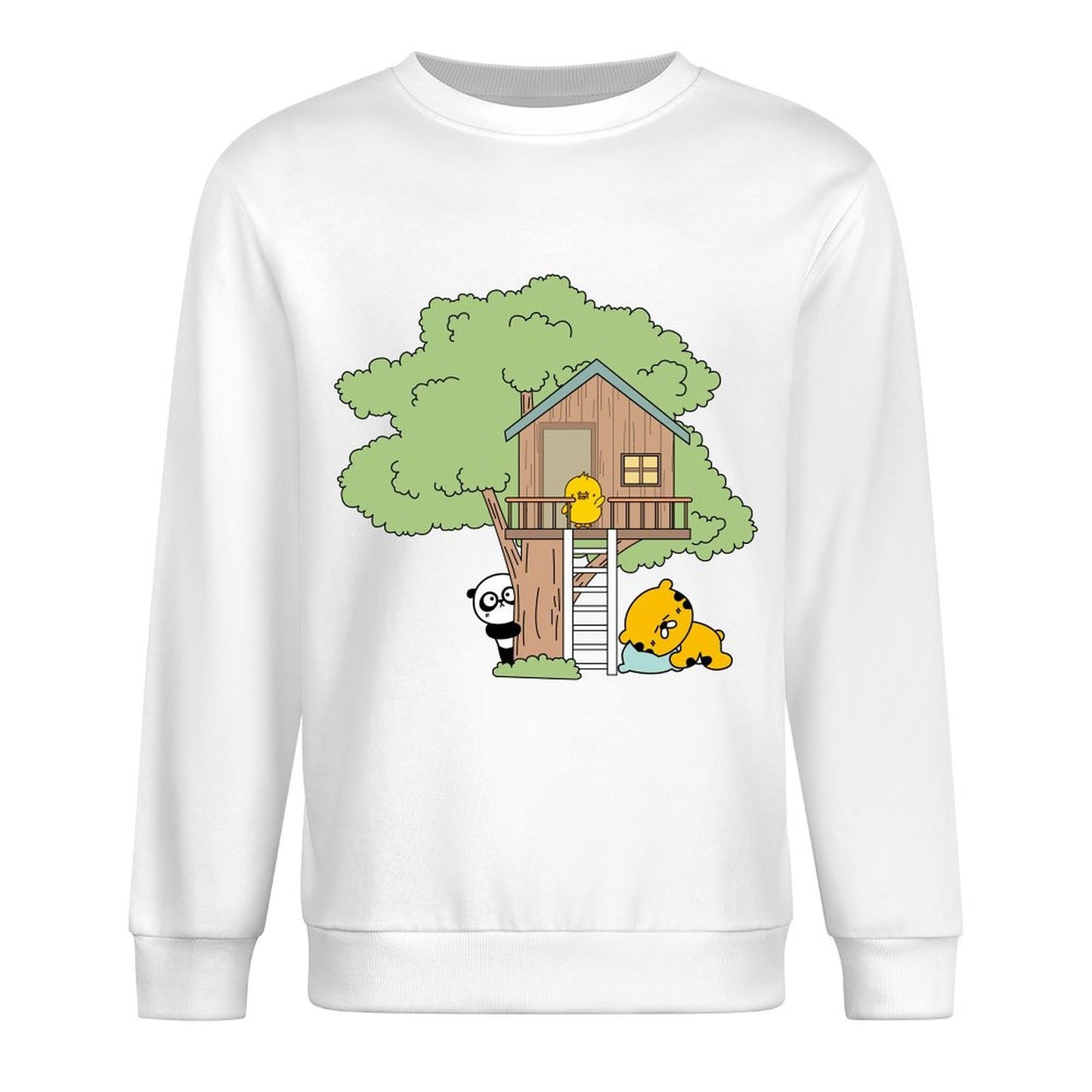 Front Patterned Long Sleeve TopOriginal Heat-Transfer