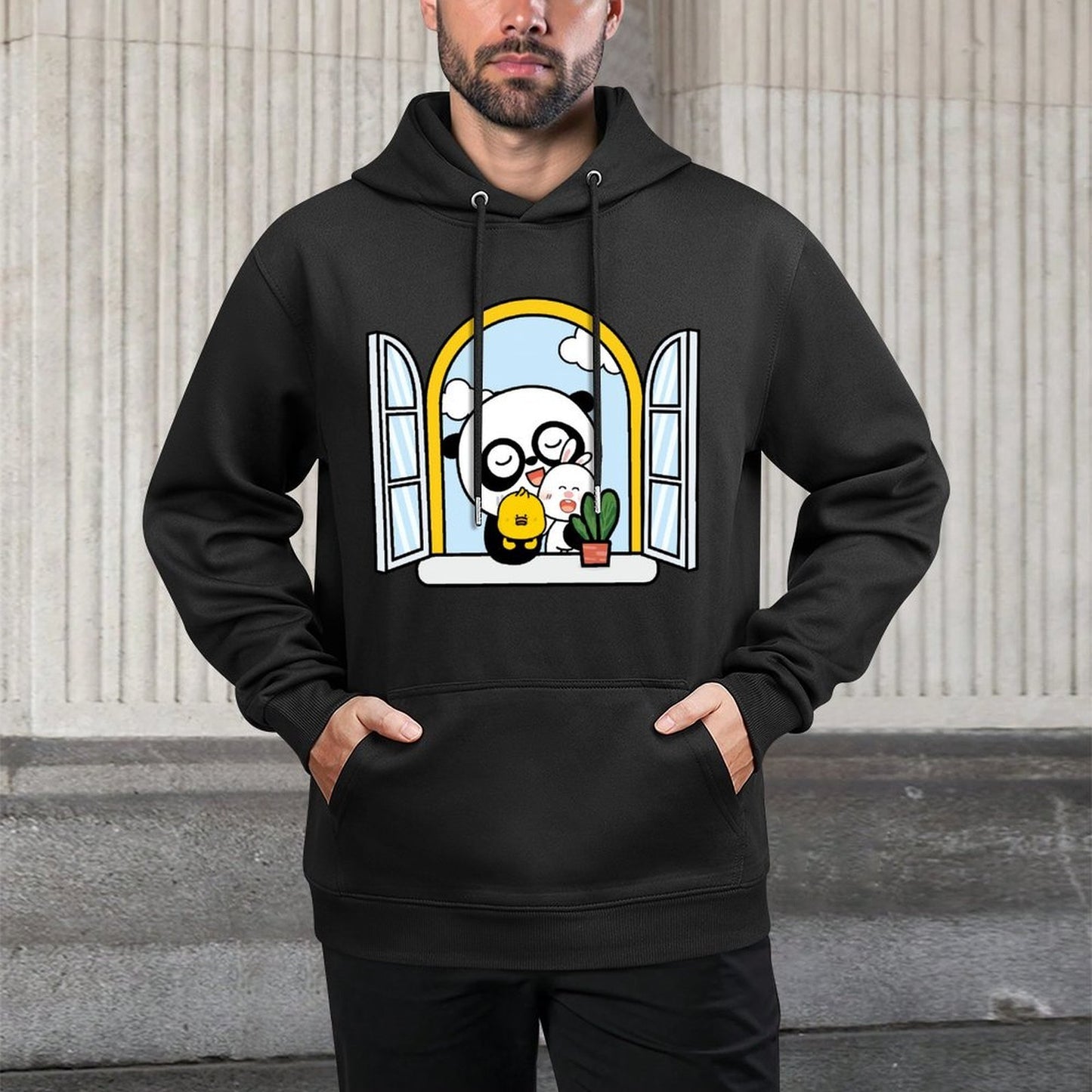 Easy-Care Signature Front Graphic Hoodies