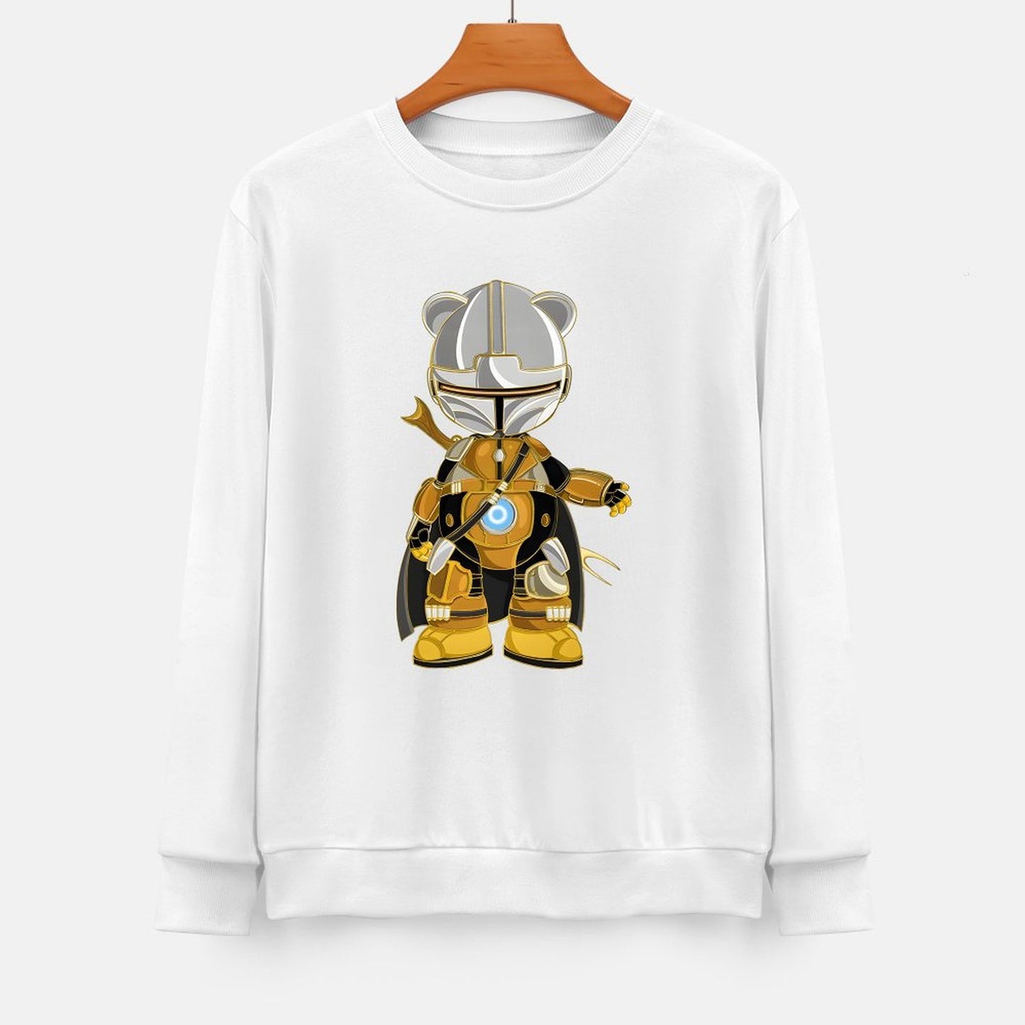 Long Sleeve With Front PatternEasyWear Plain