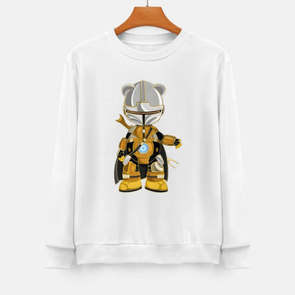 Long Sleeve With Front PatternEasyWear Plain