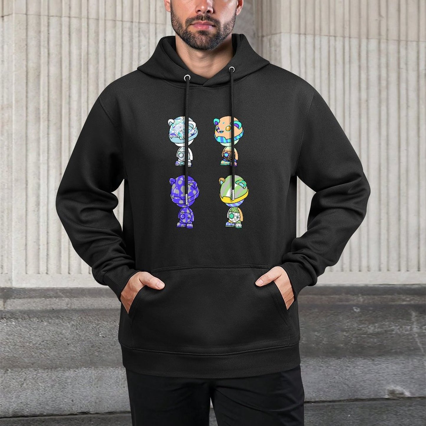 Hoodie Front PatternClassicStyle Heat-Transfer