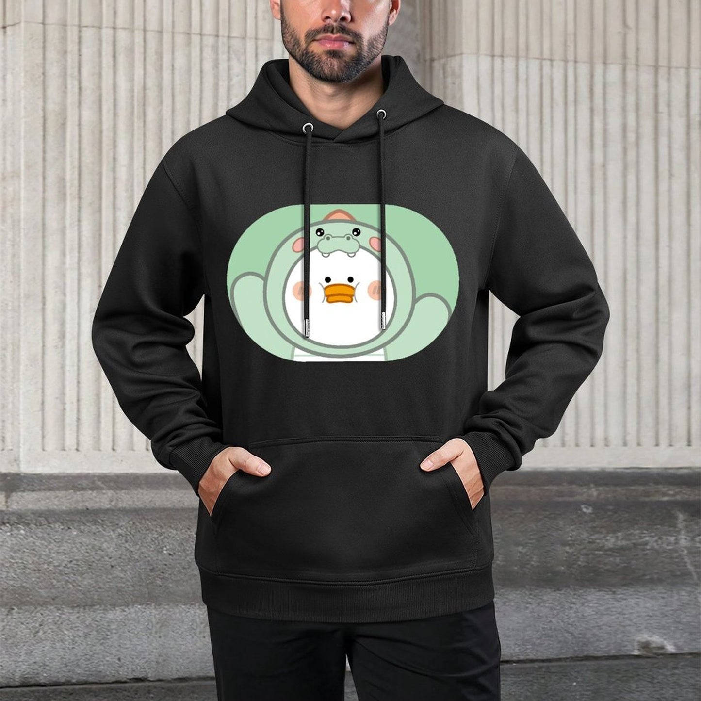 Front Graphic Hoodies Casual