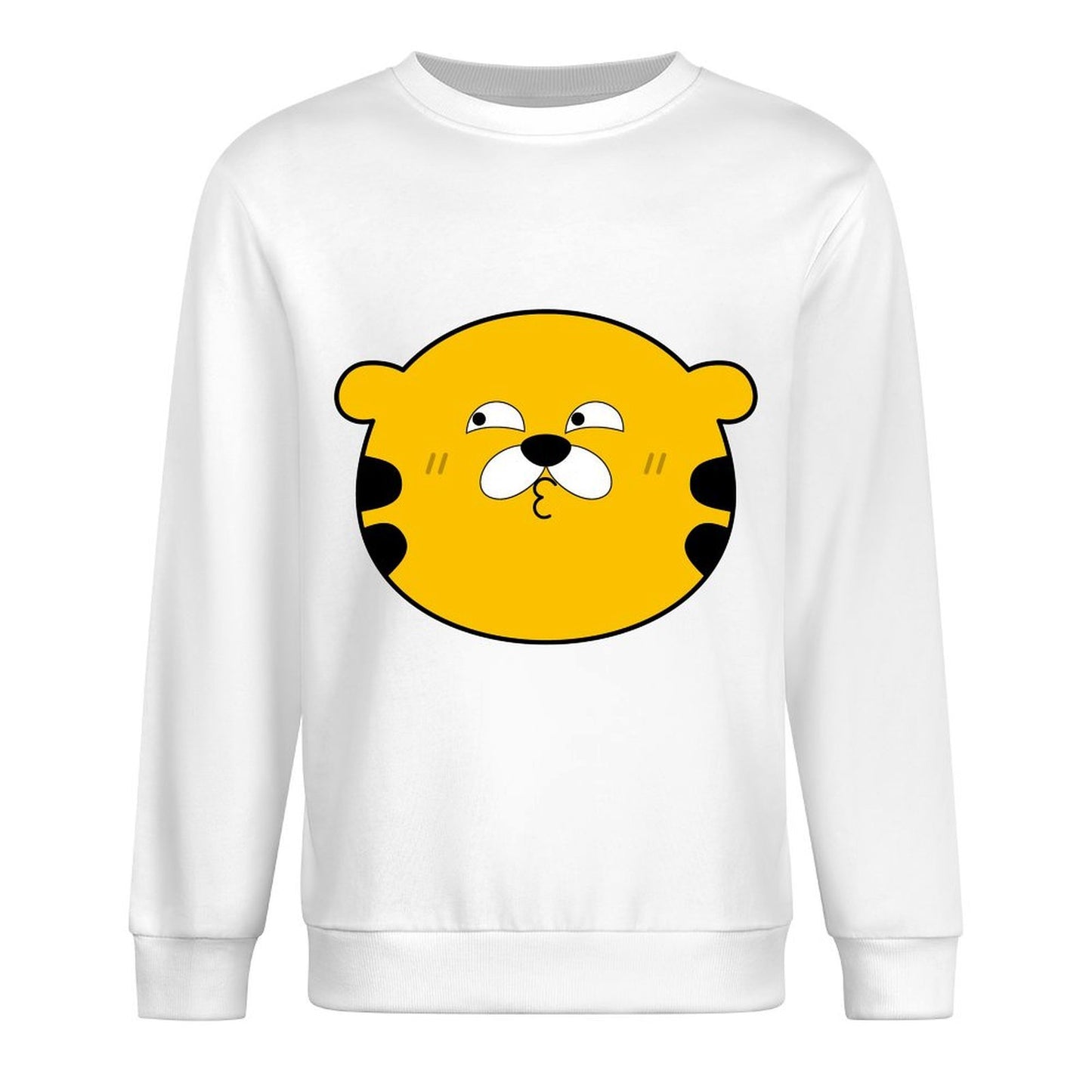 Front Patterned Long Sleeve TopStandard Clean Edges