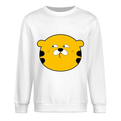 Front Patterned Long Sleeve TopStandard Clean Edges