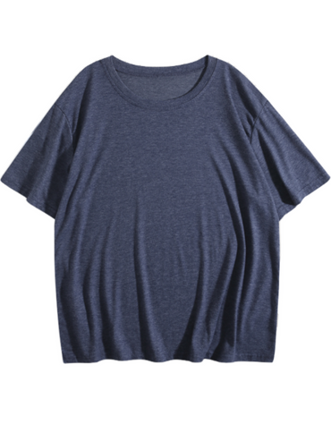 Customizable Front Design Women's Short-Sleeve Navy