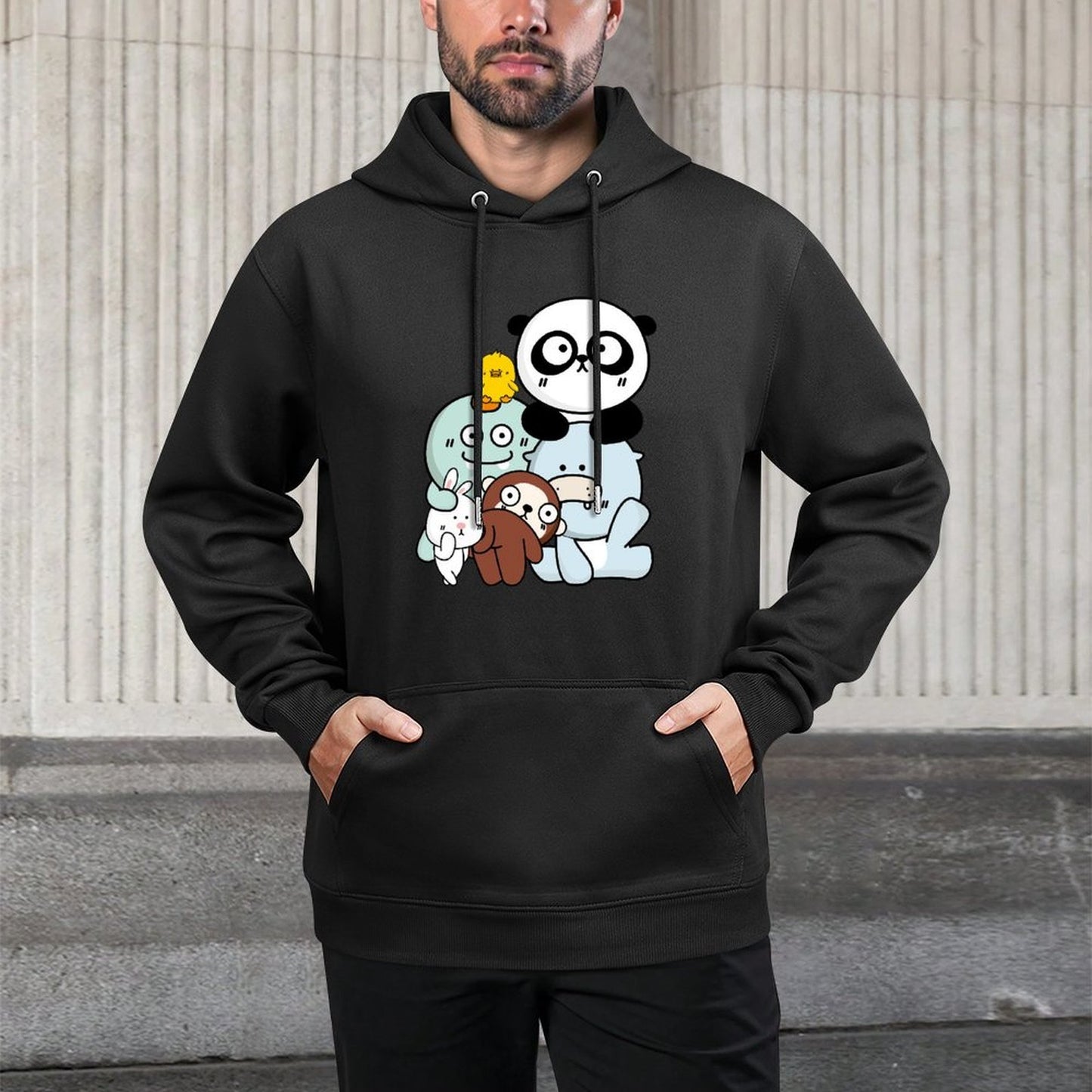 SimpleFit Oversized Front Graphic Hoodies