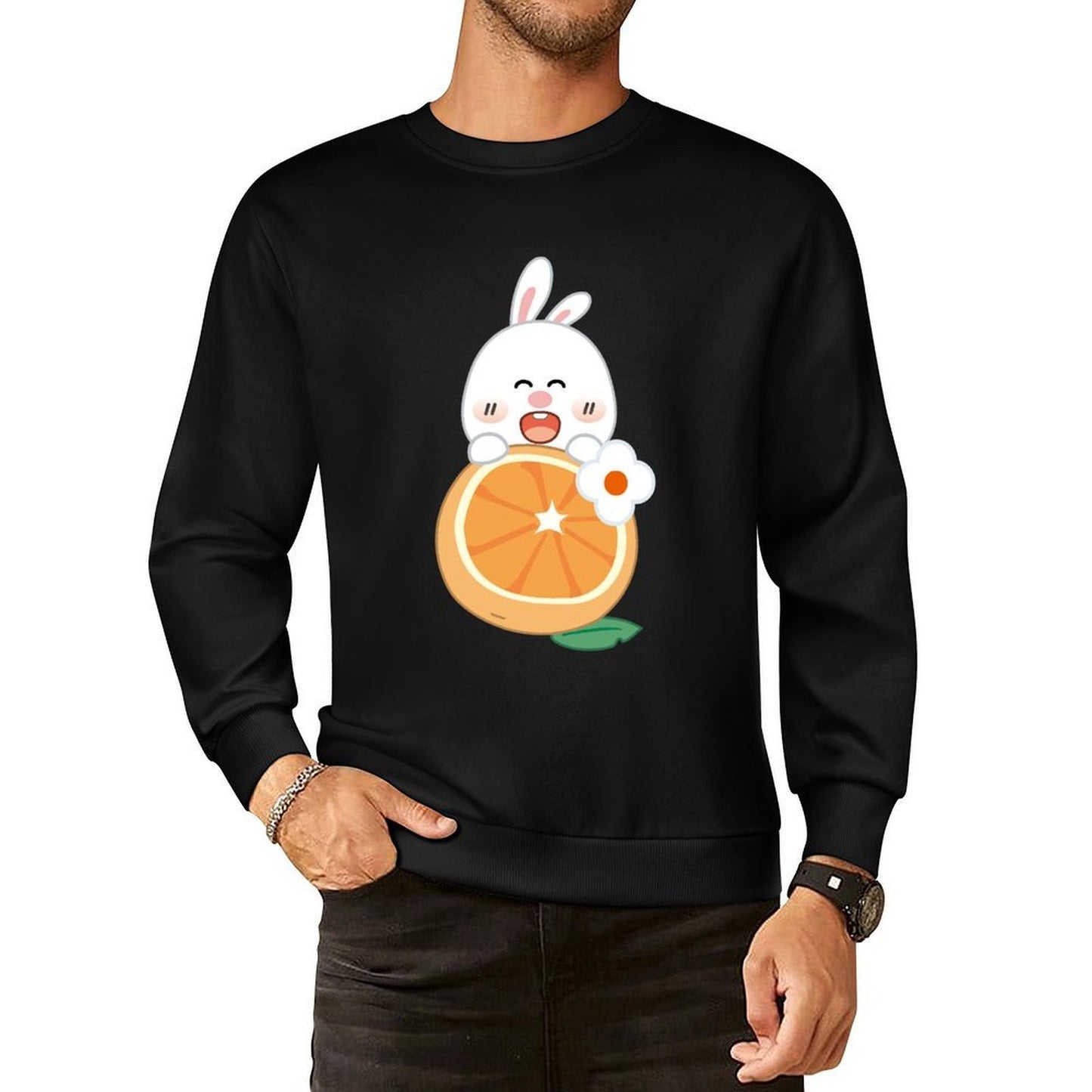 Front Patterned Long Sleeve TopStreetLine EverydayTee