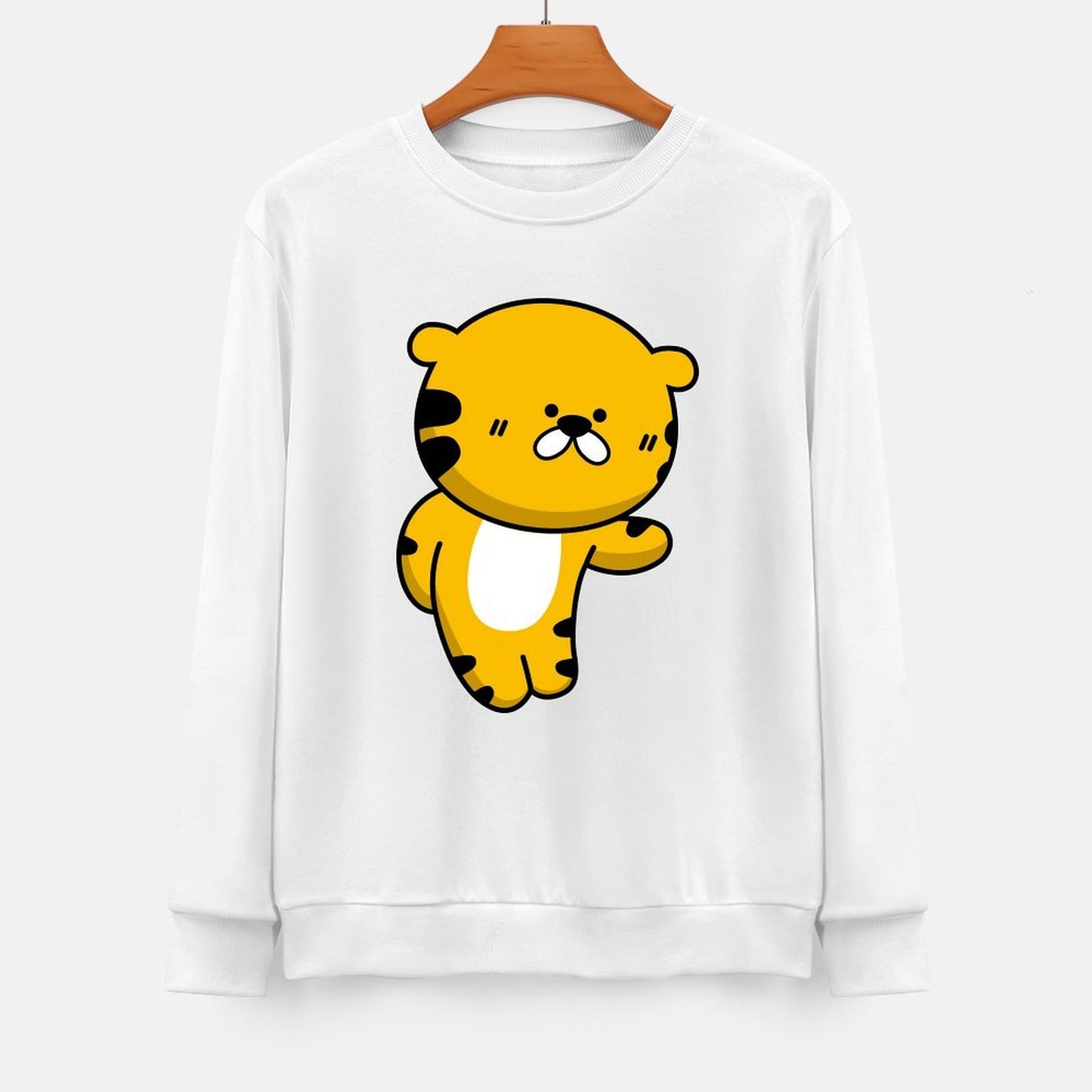 Front Patterned Long Sleeve TopComfortFit Sport