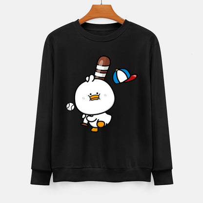 Front Patterned Long Sleeve TopComfort Minimalist