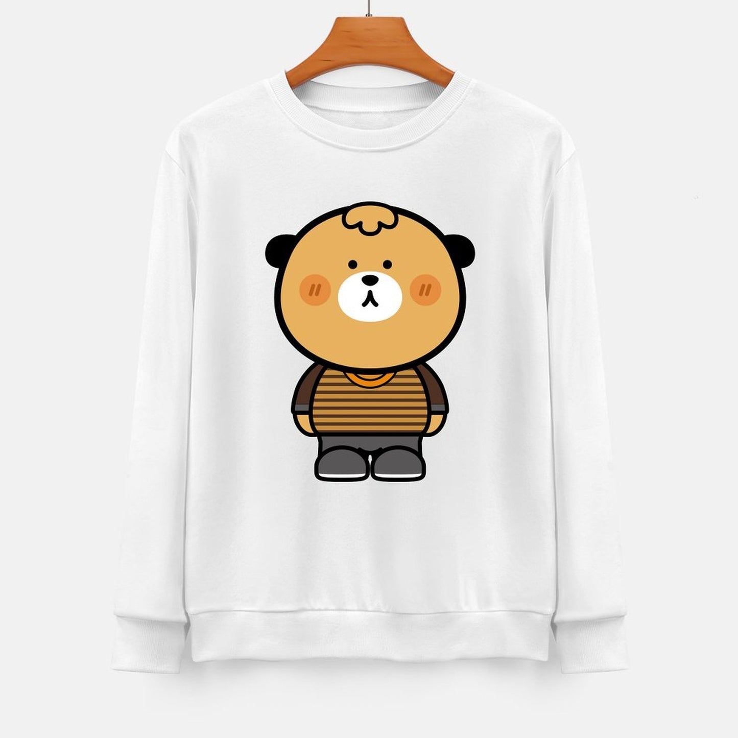 Front Patterned Long Sleeve TopRecycled EverydayComfort