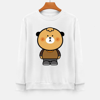 Front Patterned Long Sleeve TopRecycled EverydayComfort