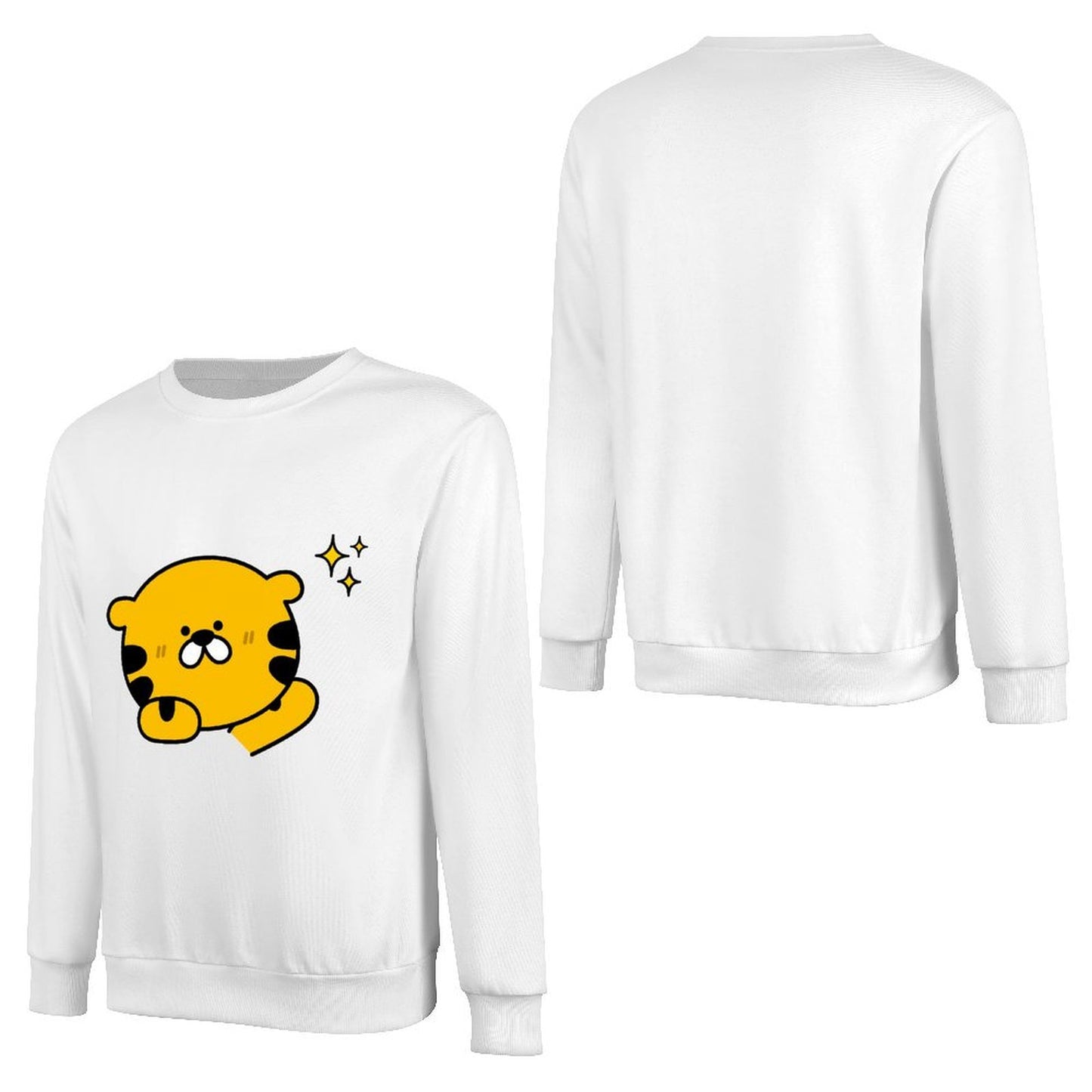 Front Patterned Long Sleeve TopSoftFeel RelaxFit