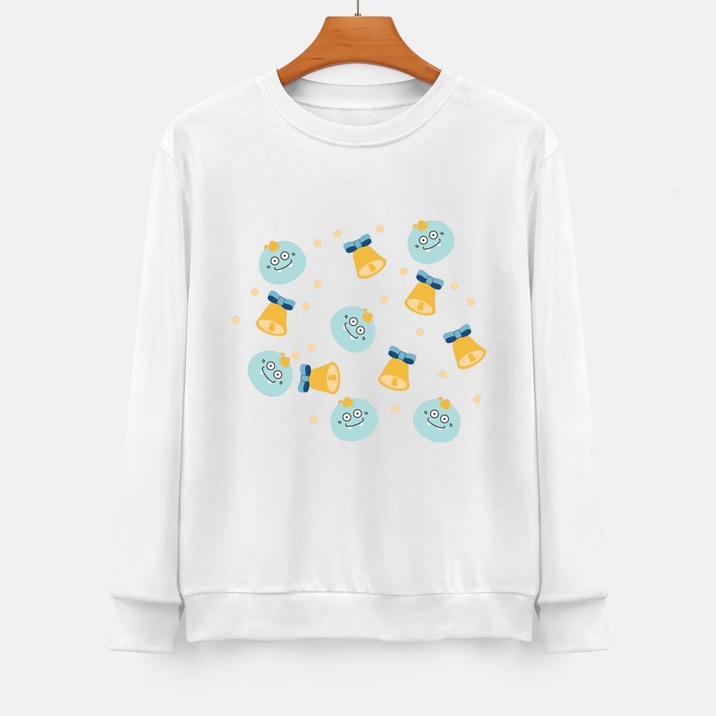 Front Patterned Long Sleeve TopClassicLine Daily