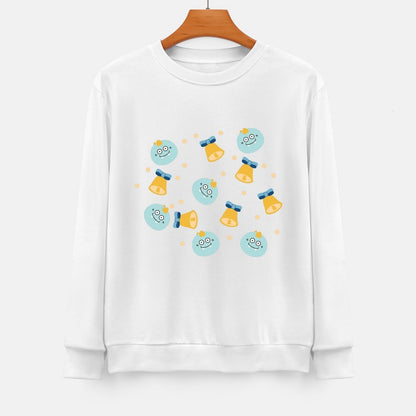 Front Patterned Long Sleeve TopClassicLine Daily