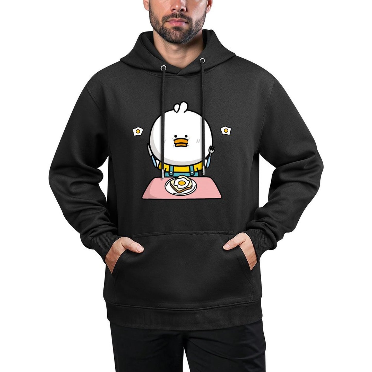 Daily Seamless Front Graphic Hoodies