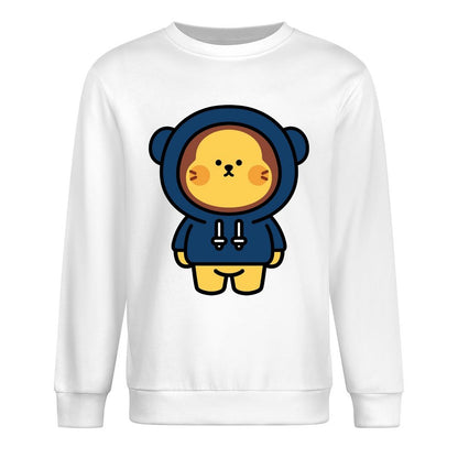 Front Patterned Long Sleeve TopDesign-Your-Own Modern