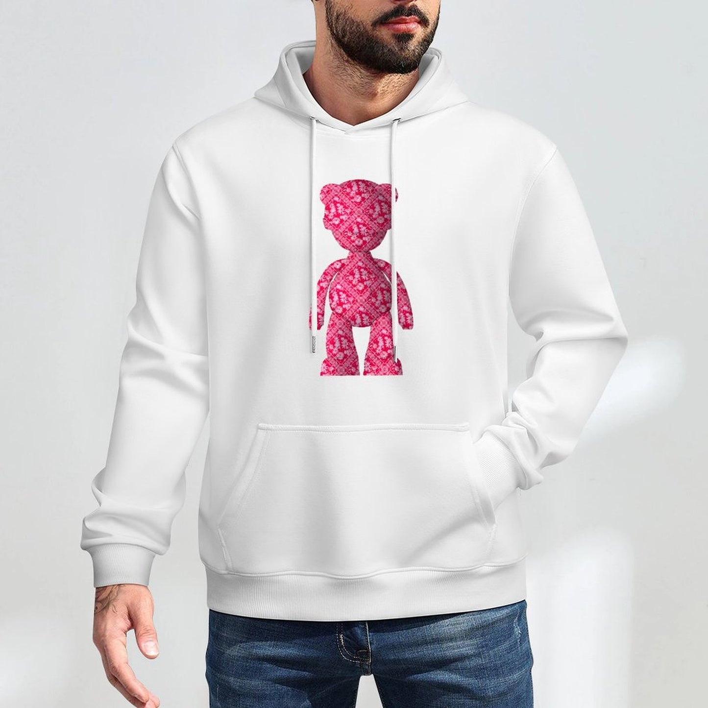 Hoodie Front PatternPerformance Solid