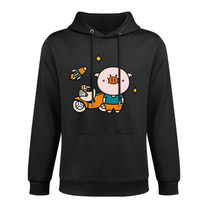 Casual Wrinkle-Free Front Graphic Hoodies