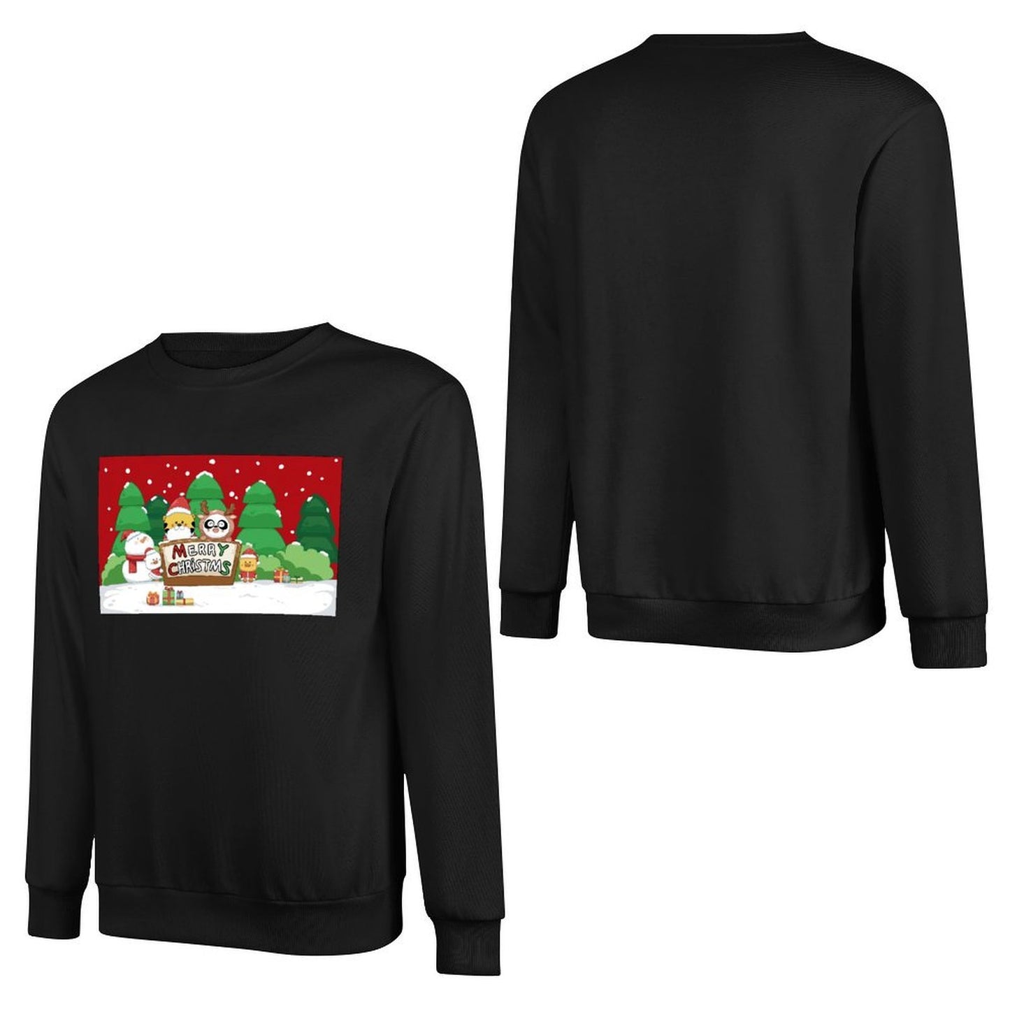 Front Patterned Long Sleeve TopSleek Casual