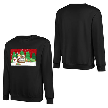 Front Patterned Long Sleeve TopSleek Casual