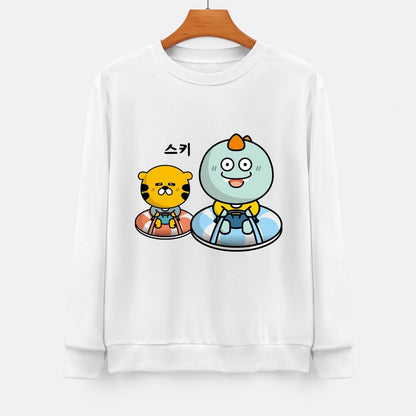 Front Patterned Long Sleeve TopPremium Lifestyle