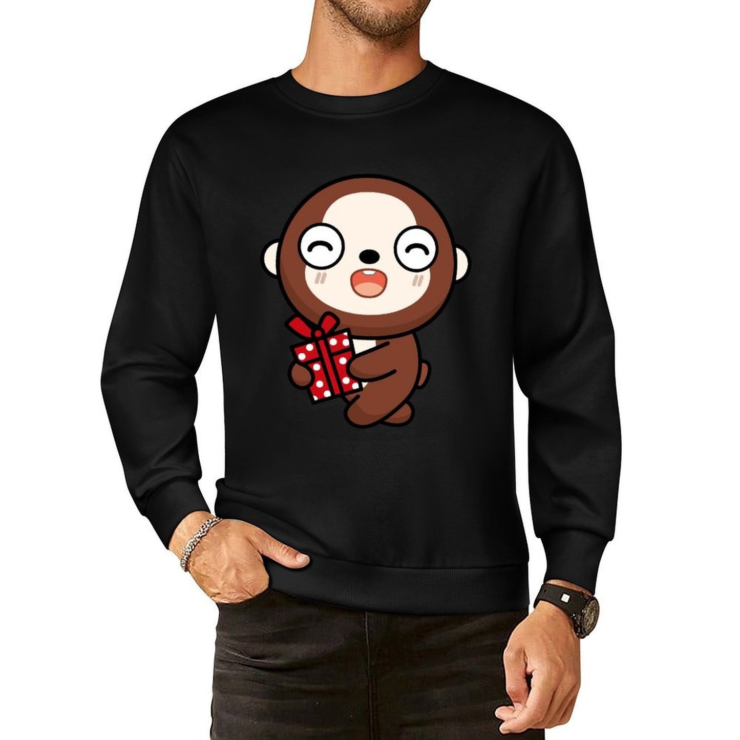 IPBR 250g Crew Neck Long Sleeve Sweatshirt Front GraphicCrew Neck Long Sleeve Sweatshirt4000232