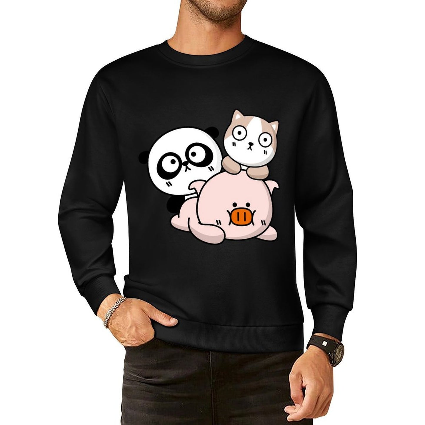 Front Patterned Long Sleeve TopSeamless LifestyleLine